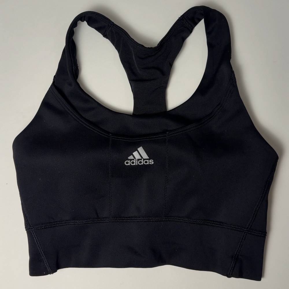 Adidas Women's Black Racerback Sports Bra